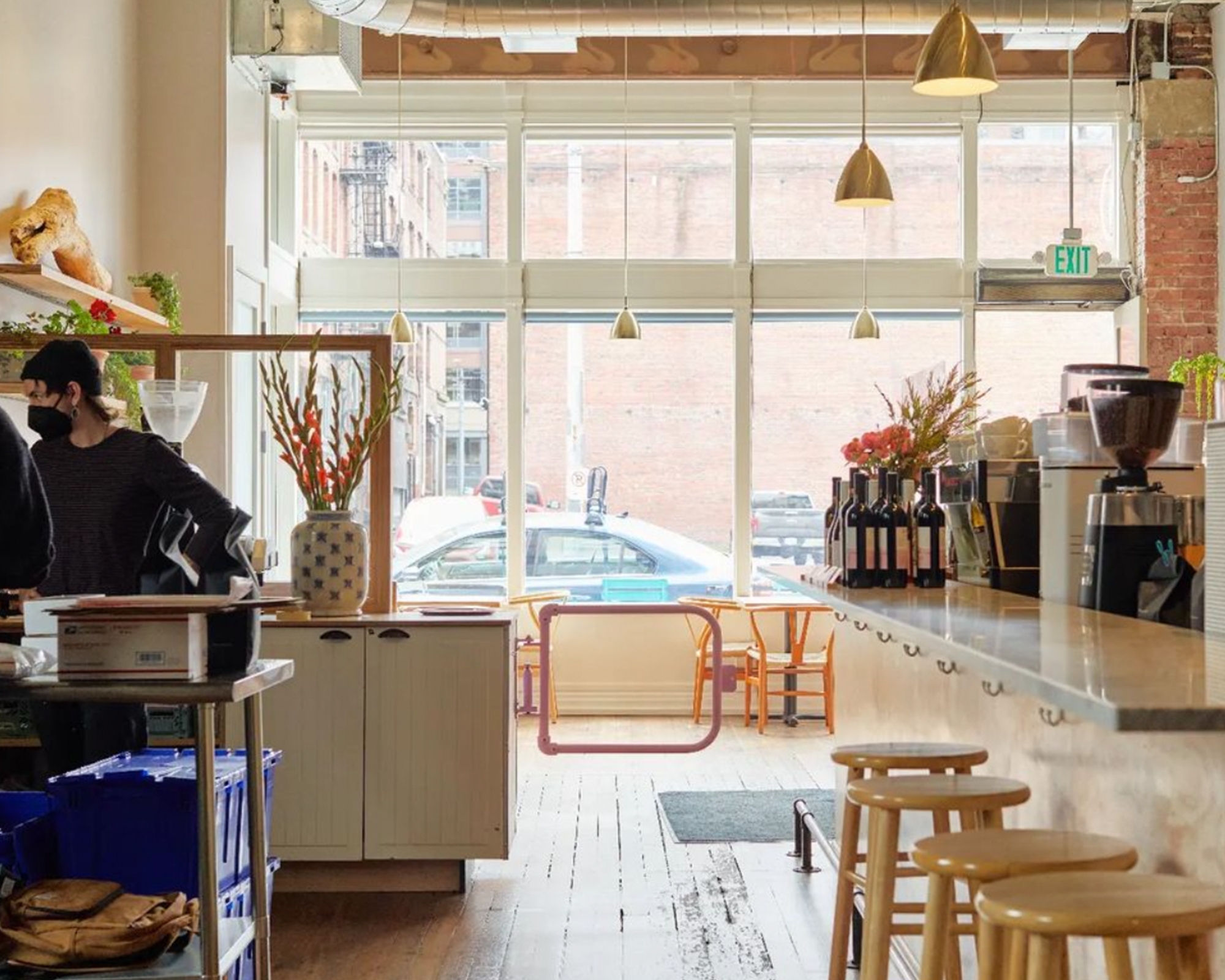 Elm Coffee Roasters, Pioneer Square Seattle - Interior