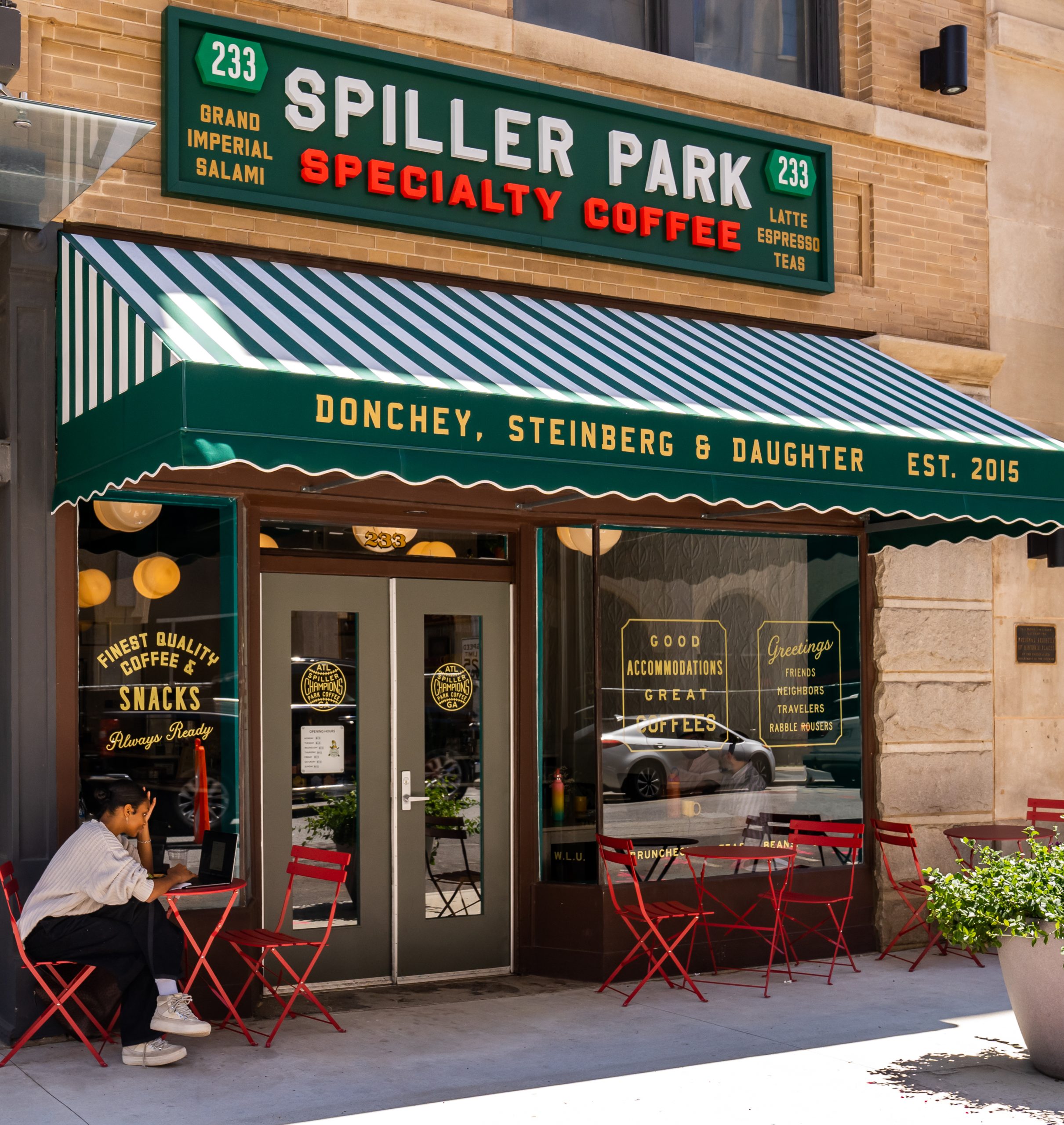 the exterior of the newest Spiller Park location