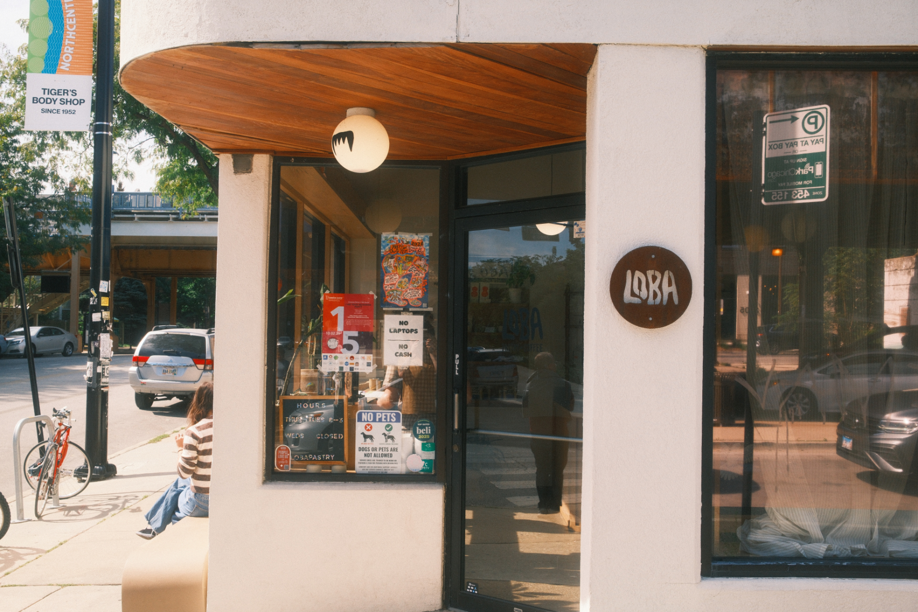 the storefront of loba coffee+pastry